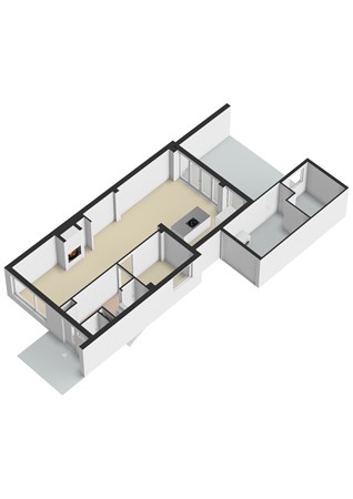 Plattegrond - Bouwerweg 12, 6369 GB Simpelveld - Bouwerweg 12 Simpelveld - Begane grond 3D.jpg